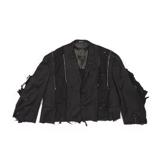 PANELED BLAZER JACKET SUIT 3