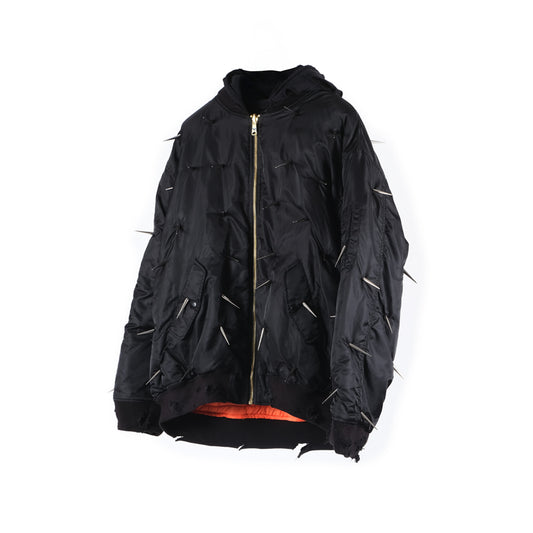 ALL OVER SPIKES BOMBER
