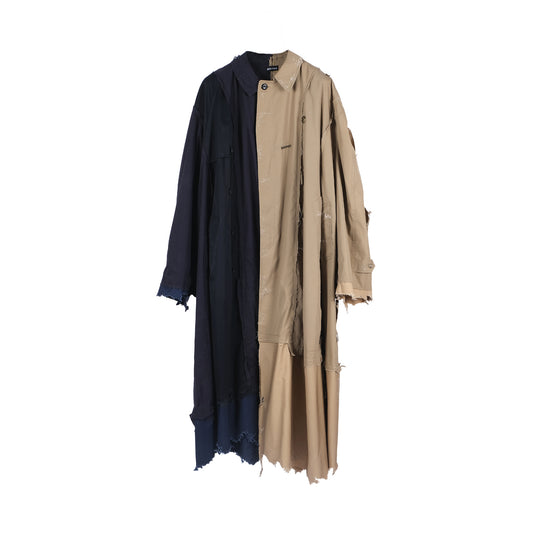 50-50 TRENCH OVERSIZE  RECYCLED