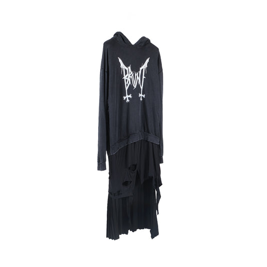 MYHM TRIBUTE LAYERED HOODIE DRESS