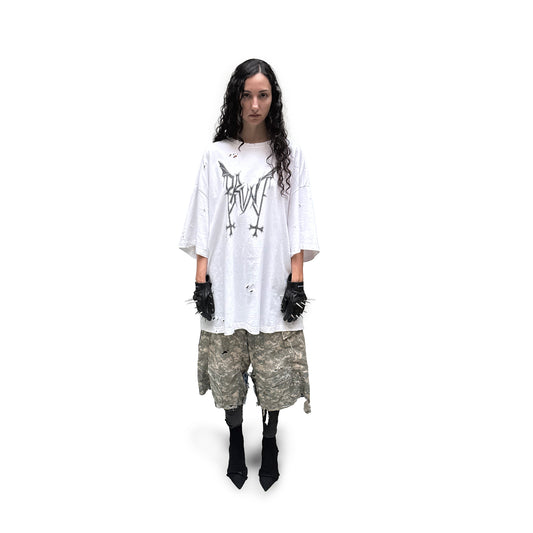 ARMY HYBRID CAMOUFLAGE CARGO SHORTS